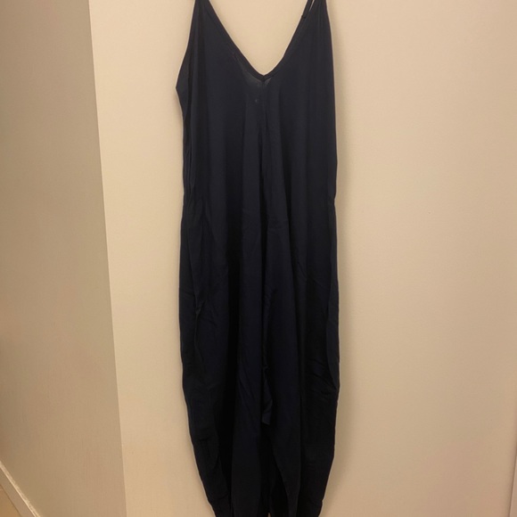 Navy blue maxi dress - Picture 2 of 3